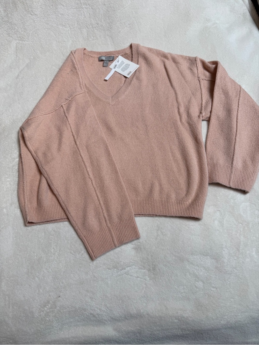 ASOS Dusty Pink V-Neck Sweater